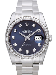 Rolex Datejust 36 Niebieski/Stal Ø36 mm 116244-0022