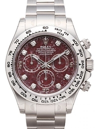Rolex Daytona Czerwony/18 karatowe białe złoto Ø40 mm 116509/24