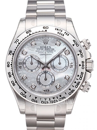 Rolex Daytona Srebrny/18 karatowe białe złoto Ø40 mm 116509-0064