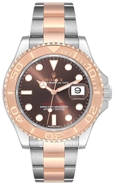 Rolex Yacht-Master Brązowy/18 karatowe różowe złoto Ø40 mm 116621-0001