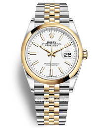 Rolex Datejust 36 Biały/Stal Ø36 mm 126203-0019