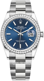 Rolex Datejust 36 Niebieski/Stal Ø36 mm 126284RBR-0010