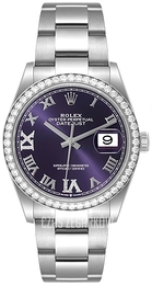 Rolex Datejust 36 Purpurowy/Stal Ø36 mm 126284RBR-0014