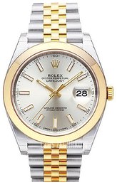 Rolex Datejust 41 Srebrny/18 karatowe żółte złoto Ø41 mm 126303-0002