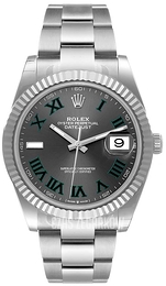 Rolex Datejust 41 Wimbledon Szary/Stal Ø41 mm 126334-0021