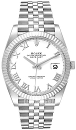 Rolex Datejust 41 Biały/Stal Ø41 mm 126334-0024