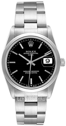 Rolex Oyster Perpetual Czarny/Stal Ø35 mm 15200/8