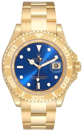 Rolex Yacht-Master Niebieski/18 karatowe żółte złoto Ø40 mm 16628/2