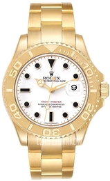 Rolex Yacht-Master Biały/18 karatowe żółte złoto Ø40 mm 16628/5