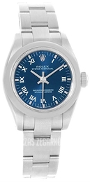 Rolex Lady Oyster Perpetual Niebieski/Stal Ø26 mm 176200/10