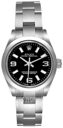 Rolex Lady Oyster Perpetual Czarny/Stal Ø26 mm 176200/4