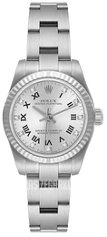 Rolex Perpetual Lady Srebrny/Stal Ø26 mm 176234/6