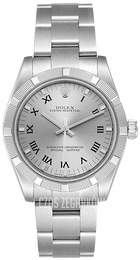Rolex Oyster Perpetual Midsize Srebrny/Stal Ø26 mm 177210/6