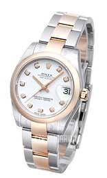 Rolex Datejust 31 Biały/Stal Ø31 mm 178241-0010