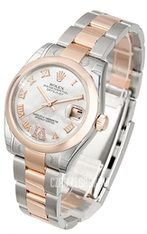 Rolex Datejust 31 Biały/Stal Ø31 mm 178241-8