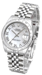 Rolex Datejust 31 Biały/Stal Ø31 mm 178344-0007