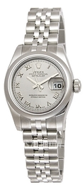 Rolex Lady-Datejust 26 Srebrny/Stal Ø26 mm 179160-30