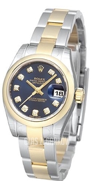 Rolex Lady-Datejust 26 Niebieski/Stal Ø26 mm 179163-10