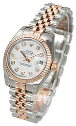 Rolex Lady-Datejust 26 Biały/Stal Ø26 mm 179171-25