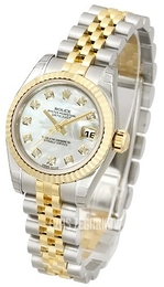 Rolex Lady-Datejust 26 Biały/Stal Ø26 mm 179173-30