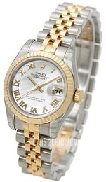 Rolex Lady-Datejust 26 Biały/Stal Ø26 mm 179173-31