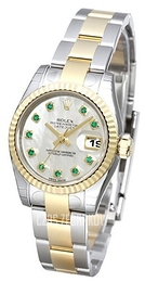 Rolex Lady-Datejust 26 Biały/Stal Ø26 mm 179173-34