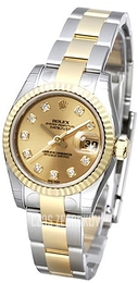 Rolex Lady-Datejust 26 Szampański/Stal Ø26 mm 179173-35