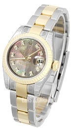 Rolex Lady-Datejust 26 Czarny/Stal Ø26 mm 179173-37