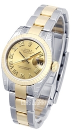 Rolex Lady-Datejust 26 Szampański/Stal Ø26 mm 179173-46