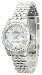 Rolex Perpetual 26 Srebrny/Stal Ø26 mm 179384/1