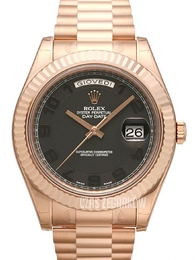 Rolex Day-Date Szary/18 karatowe różowe złoto Ø41 mm 218235/7