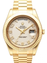 Rolex Day-Date Szampański/18 karatowe żółte złoto Ø41 mm 218238/3