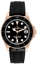 Rolex Yacht-Master 37 Czarny/Guma Ø37 mm 268655-0002