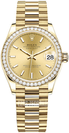 Rolex Datejust 31 Żółte złoto/18 karatowe żółte złoto Ø31 mm 278288RBR-0022
