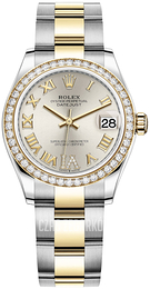 Rolex Datejust 31 Srebrny/18 karatowe żółte złoto Ø31 mm 278383RBR-0003