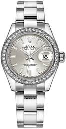 Rolex Lady-Datejust 28 Srebrny/Stal Ø28 mm 279384RBR-0008