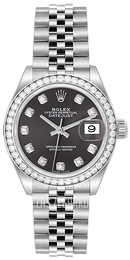 Rolex Lady-Datejust 28 Szary/Stal Ø28 mm 279384RBR-0017