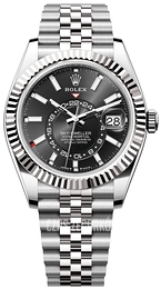Rolex Sky-Dweller Czarny/Stal Ø42 mm 336934-0008