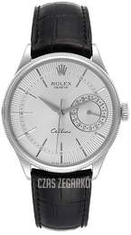 Rolex Cellini Date Srebrny/Skóra Ø39 mm 50519-0006