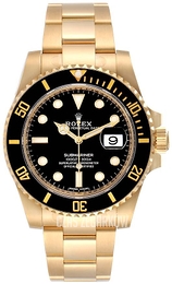 Rolex Submariner Czarny/18 karatowe żółte złoto Ø40 mm 116618LN-0001