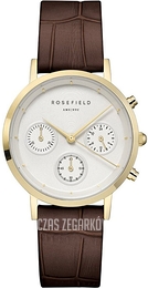 Rosefield The Gabby Zloty/Skóra Ø33 mm NCDBG-N93