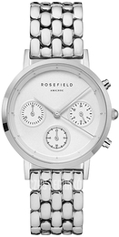 Rosefield The Gabby Biały/Stal Ø33 mm NWG-N92