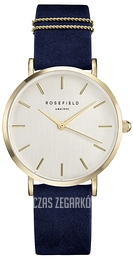 Rosefield The West Village Srebrny/Skóra Ø33 mm WBUG-W70