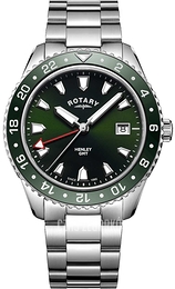 Rotary Henley Zielony/Stal Ø42 mm GB05108/24