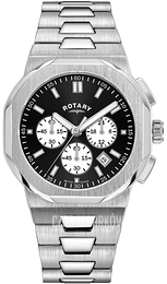 Rotary Regent Czarny/Stal Ø41 mm GB05450/65