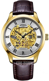 Rotary Greenwich Srebrny/Stal Ø42 mm GS02941/03