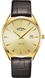 Rotary Ultra Slim Zloty/Skóra Ø38 mm GS08013/03
