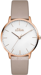 S.Oliver Other Biały/Skóra Ø34 mm SO-3441-LQ