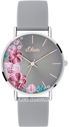 S.Oliver Other Srebrny/Plastik Ø36 mm SO-3707-PQ