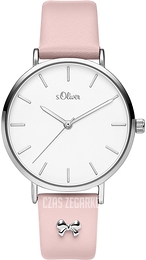 S.Oliver Other Biały/Skóra Ø36 mm SO-3748-LQ